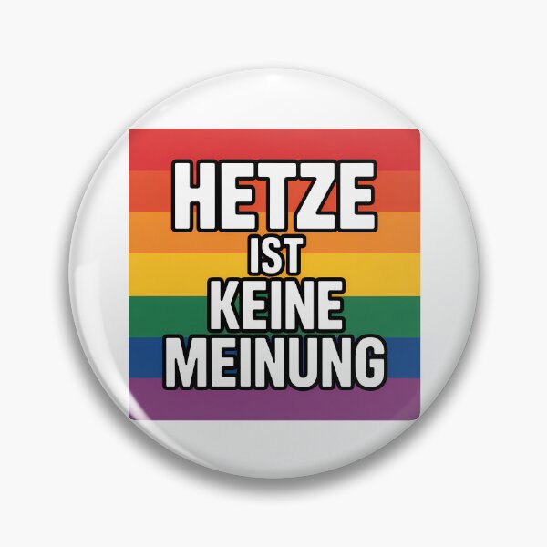 Item preview, Hetze ist keine Meinung - Linke Antifa Sticker designed and sold by LoFizzy.