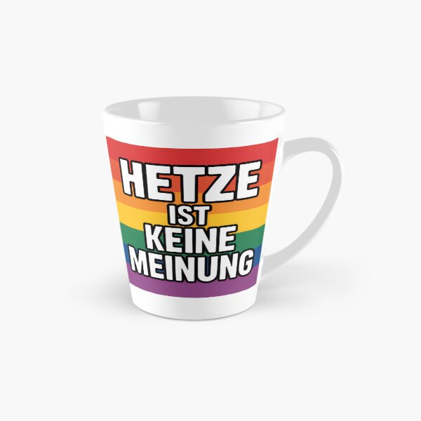 Item preview, Hetze ist keine Meinung - Linke Antifa Sticker designed and sold by LoFizzy.