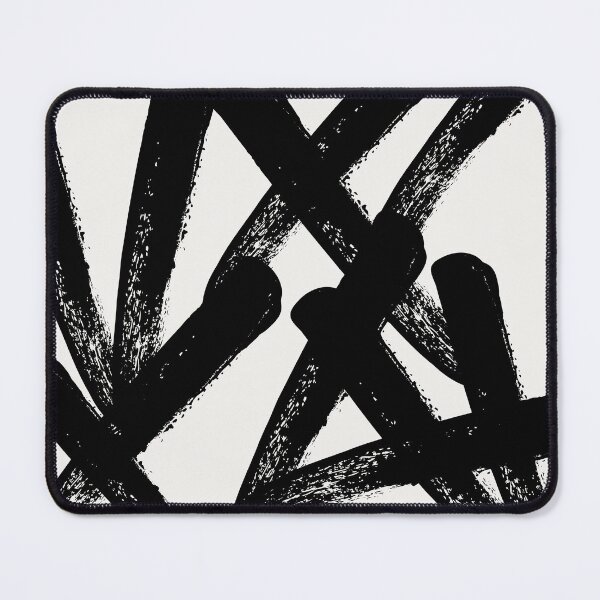 Item preview, Brush Study No. 48 — Obscura | Dark Abstract Brush Stroke Artwork | Minimalist Modern Art designed and sold by KleanGirlAesthetics.
