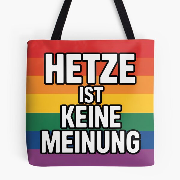 Item preview, Hetze ist keine Meinung - Linke Antifa Sticker designed and sold by LoFizzy.