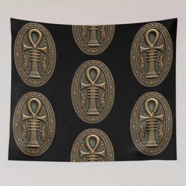Item preview, Ankh & Djed Ancient Egyptian Protective Amulet designed and sold by Anyshca.