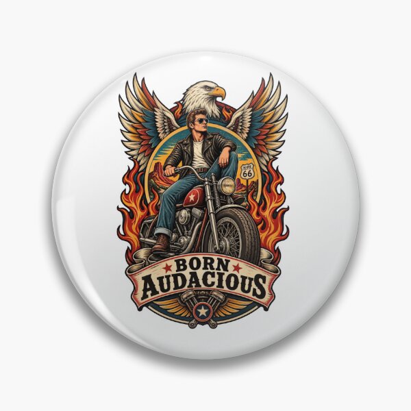 Artikelvorschau, Geborener, kühner Vintage-Biker entworfen und verkauft von urbinet.