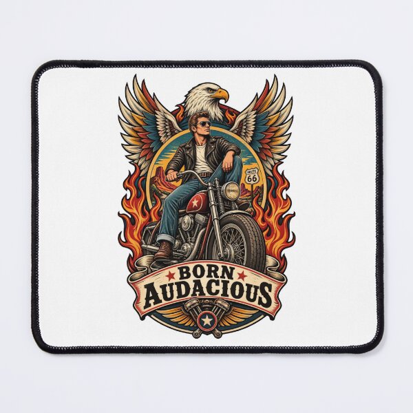 Item preview, Born Audacious Vintage Biker designed and sold by urbinet.