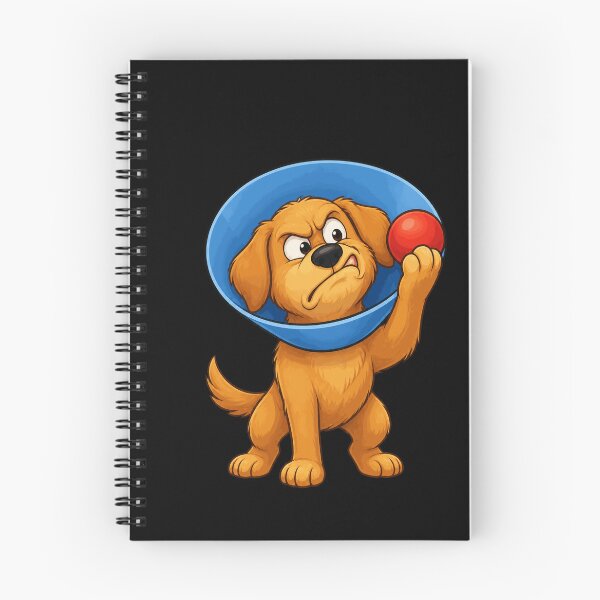 Item preview, Grumpy Dog Cone Of Shame Funny Design designed and sold by BoyleDesignShop.