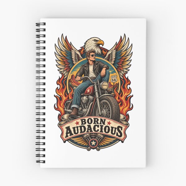 Item preview, Born Audacious Vintage Biker designed and sold by urbinet.