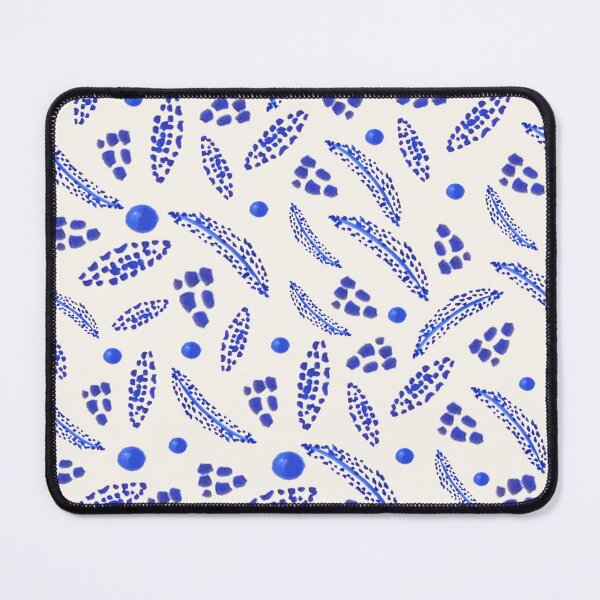 Item preview, Organic Dot Texture and Cobalt Blue Leaf designed and sold by ElizabethCoelho.