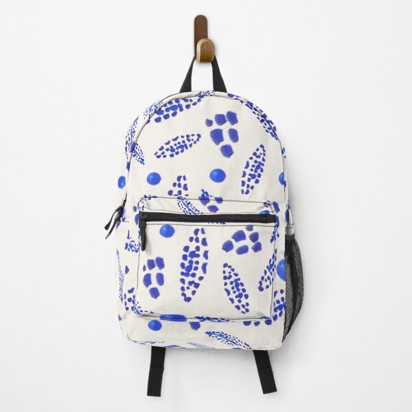 Item preview, Organic Dot Texture and Cobalt Blue Leaf designed and sold by ElizabethCoelho.