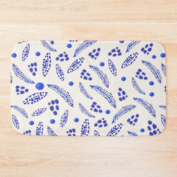 Item preview, Organic Dot Texture and Cobalt Blue Leaf designed and sold by ElizabethCoelho.