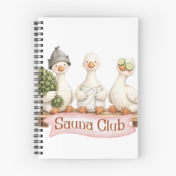 Item preview, Cute Sauna Club Goose - Cold Plunge and Sauna Lover Watercolor designed and sold by Neurospicy Trolls.