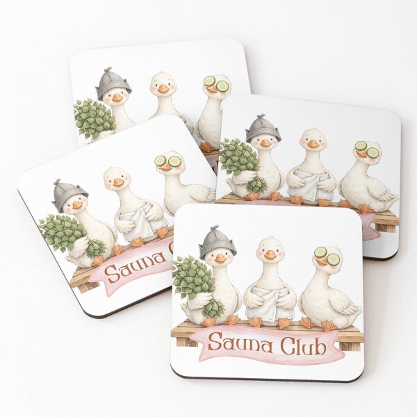 Item preview, Cute Sauna Club Goose - Cold Plunge and Sauna Lover Watercolor designed and sold by Neurospicy Trolls.