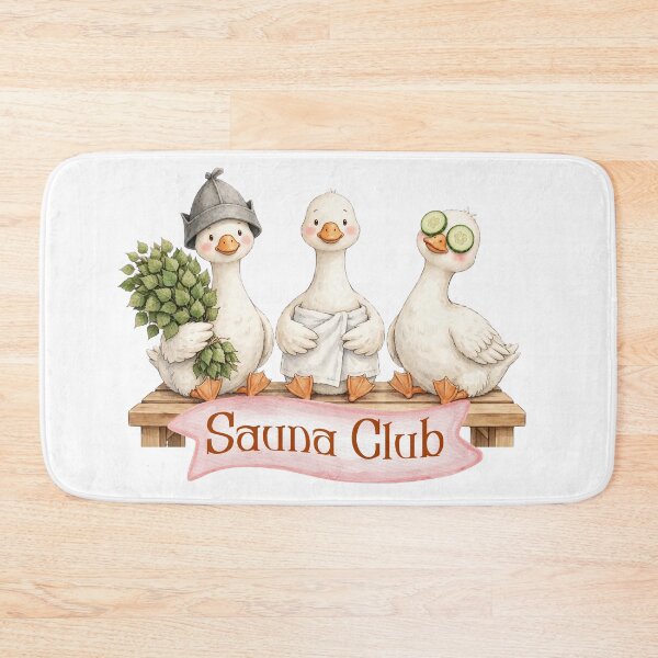 Item preview, Cute Sauna Club Goose - Cold Plunge and Sauna Lover Watercolor designed and sold by Neurospicy Trolls.