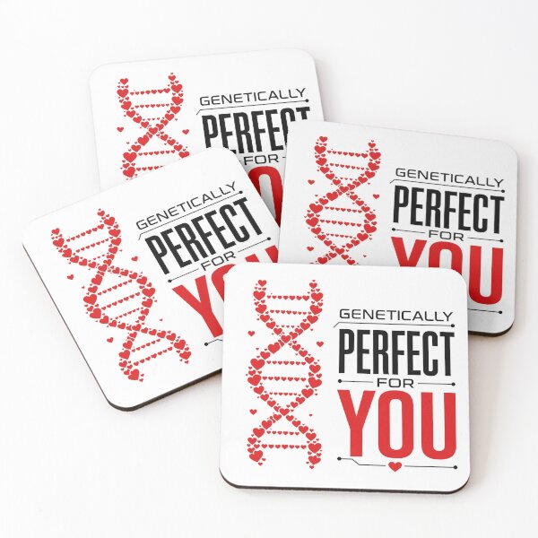 Item preview,  Genetically Perfect For You DNA Heart Love Valentine designed and sold by Aliplus+.