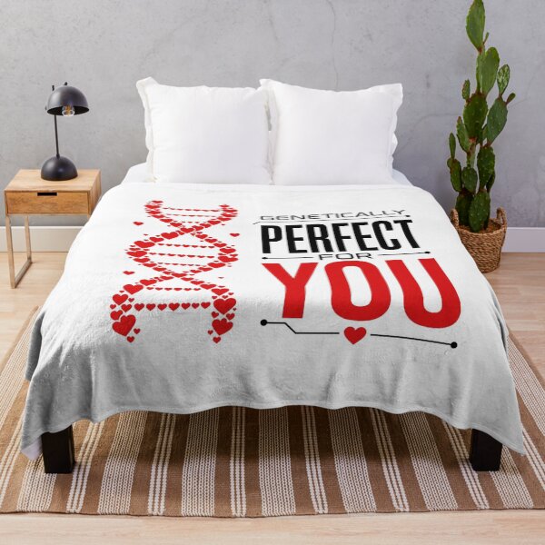 Item preview, Genetically Perfect For You DNA Heart Love Valentine designed and sold by Aliplus+.