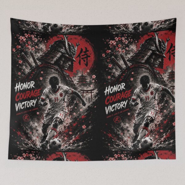 Item preview, Football Samurai Honor Courage Victory designed and sold by LegendCourt.