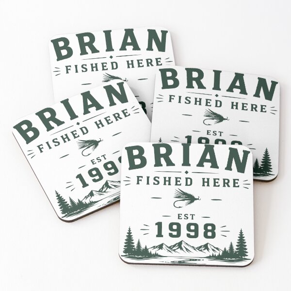 Item preview, Fished Here Vintage Fishing Lake Outdoor Design designed and sold by TeeVerse27.