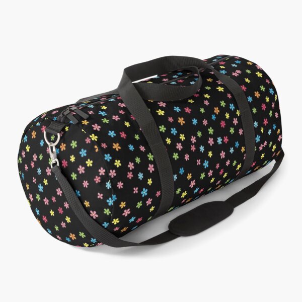 Item preview, Colorful Tiny Flowers Pattern on Black Background | Cute Floral Design designed and sold by joy-Moons.