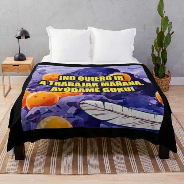 Item preview, "I DON'T WANT TO GO TO WORK TOMORROW, HELP ME GOKU!" designed and sold by PatronesKawai.
