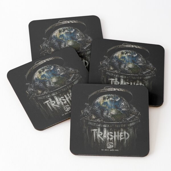 Item preview, Planet Trash – Dark Art of Earth Discarded in a Bin designed and sold by alekachi.