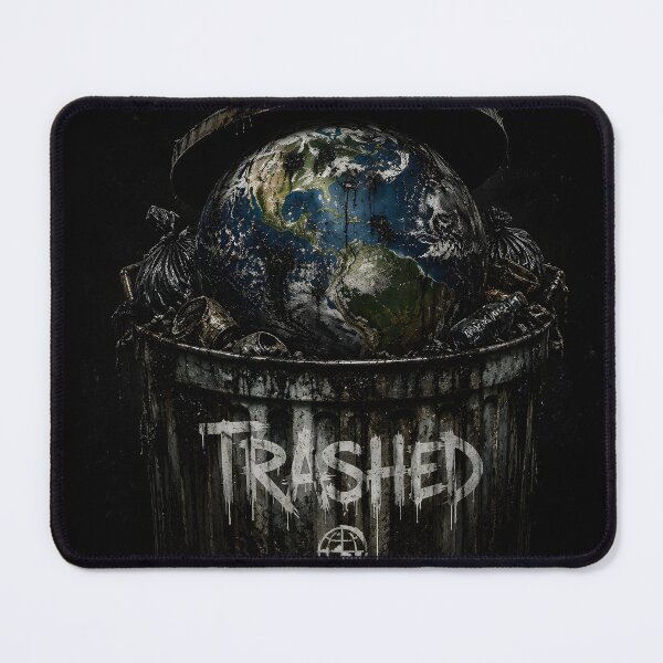 Item preview, Planet Trash – Dark Art of Earth Discarded in a Bin designed and sold by alekachi.