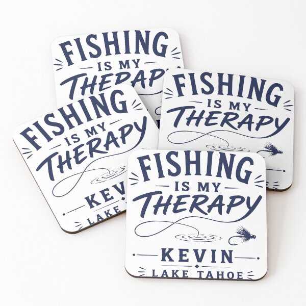 Item preview, Fishing Is My Therapy Angler Outdoor Adventure Design designed and sold by TeeVerse27.