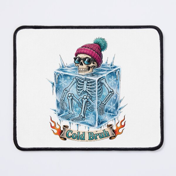 Item preview, Cold Bruh - Funny Cold Plunge Skeleton Ice Bath Lover designed and sold by Neurospicy Trolls.