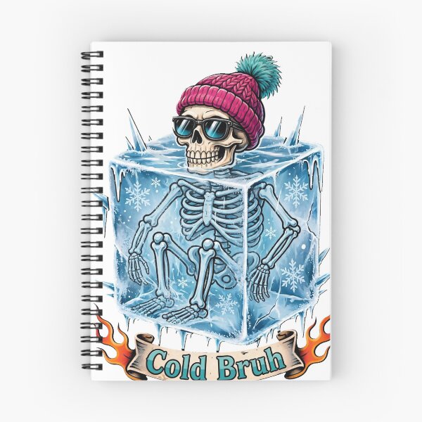 Item preview, Cold Bruh - Funny Cold Plunge Skeleton Ice Bath Lover designed and sold by Neurospicy Trolls.