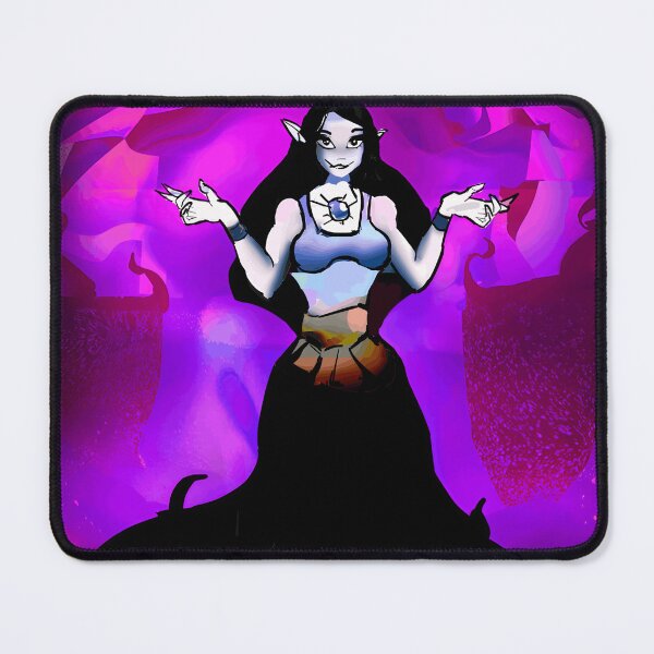 Item preview, Mystical Dark Elf Sorceress with Purple Aura designed and sold by Catsi-Nook-Art.