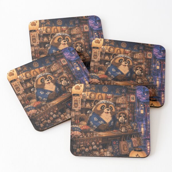 Item preview, Tienda de recuerdos japoneses Tanuki - Folclore japonés designed and sold by CzipipitoStudio.