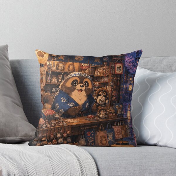 Item preview, Tanuki Japanese Souvenir  Shop - Japanese Folklore designed and sold by CzipipitoStudio.