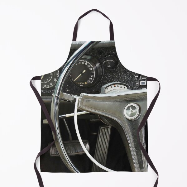 Item preview, 1969 Charger Dashboard - Classic American Muscle Car Interior Steering Wheel Detail designed and sold by Peter Kraaibeek Art Gallery.