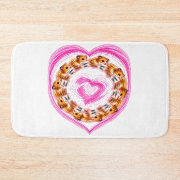 Item preview, Earnest Hamster – Spinning Hamster Heart of Love designed and sold by RANDOMUM Studio.