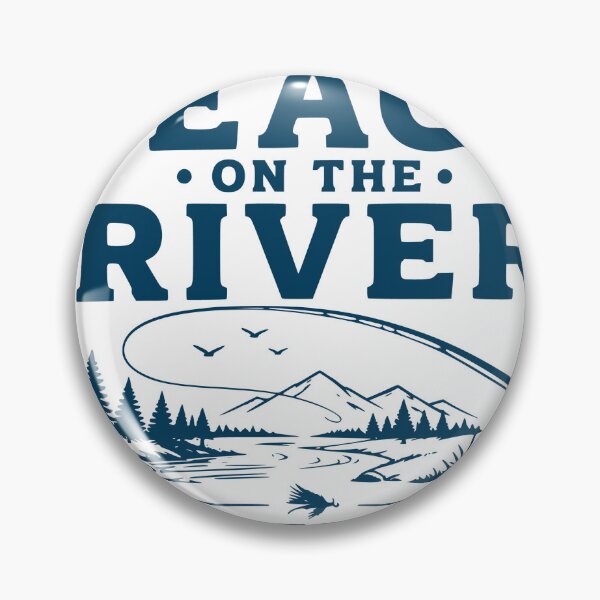 Item preview, Find Peace On The River Fly Fishing Outdoor Design designed and sold by TeeVerse27.