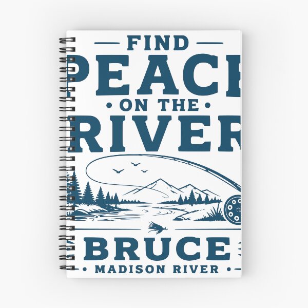 Item preview, Find Peace On The River Fly Fishing Outdoor Design designed and sold by TeeVerse27.
