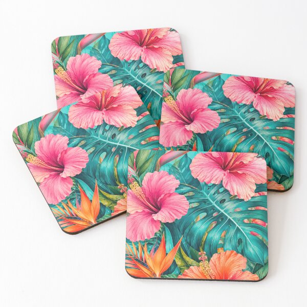 Item preview, Tropical Hibiscus Paradise designed and sold by Gold&pixels.