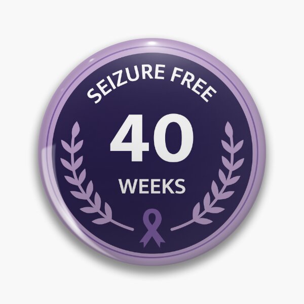 Item preview, 40 Weeks Seizure Free designed and sold by MickeyEdwards.