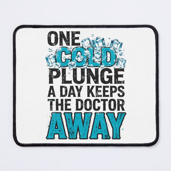 Item preview, One Cold Plunge A Day Keeps The Doctor Away - Funny Ice Bath designed and sold by Neurospicy Trolls.