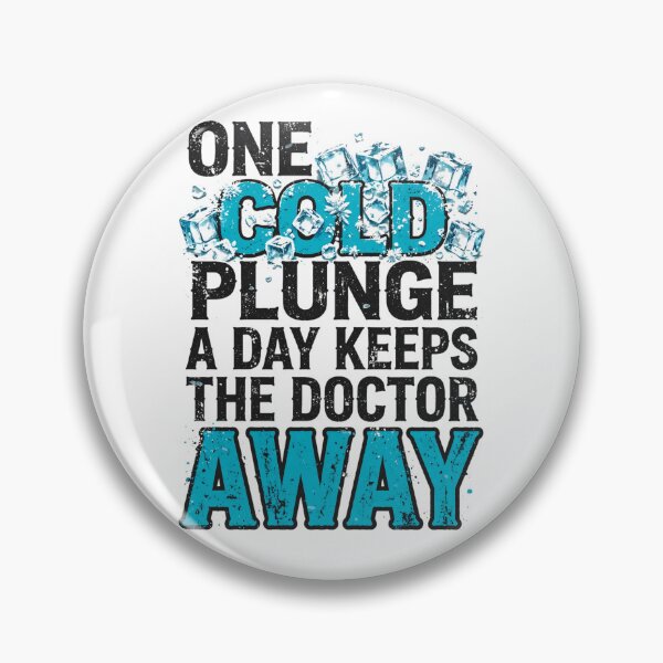 Item preview, One Cold Plunge A Day Keeps The Doctor Away - Funny Ice Bath designed and sold by Neurospicy Trolls.