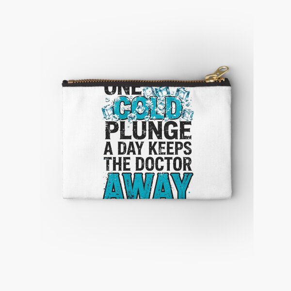 Item preview, One Cold Plunge A Day Keeps The Doctor Away - Funny Ice Bath designed and sold by Neurospicy Trolls.