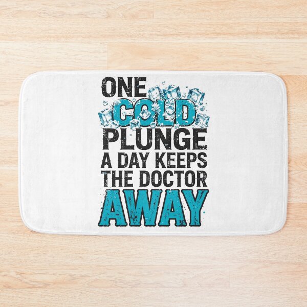 Item preview, One Cold Plunge A Day Keeps The Doctor Away - Funny Ice Bath designed and sold by Neurospicy Trolls.