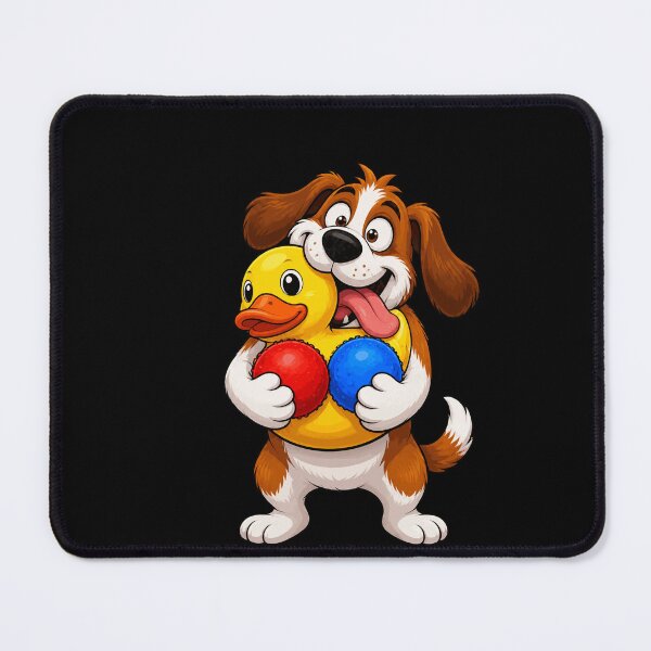 Item preview, Excited Dog Squeaky Toy Overload Funny Design designed and sold by BoyleDesignShop.