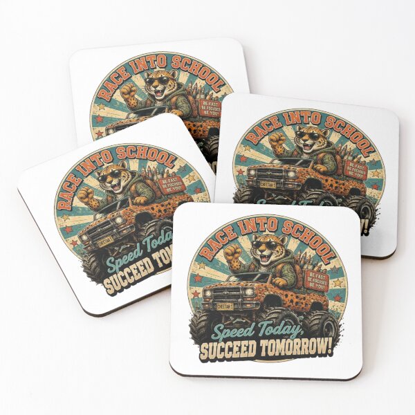 Item preview, Guepardo Vuelve al Colegio designed and sold by JonysCreativeDesigns.