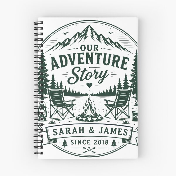 Item preview, Our Adventure Story Camping Outdoor Family Design designed and sold by TeeVerse27.