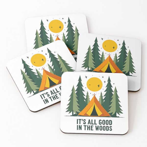 Item preview, It's All Good In The Woods Vintage Camping Design designed and sold by GabeMountainArt.