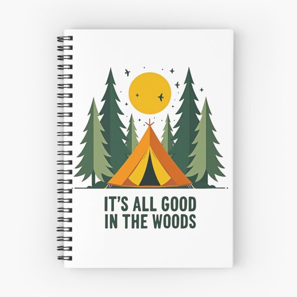 Item preview, It's All Good In The Woods Vintage Camping Design designed and sold by GabeMountainArt.