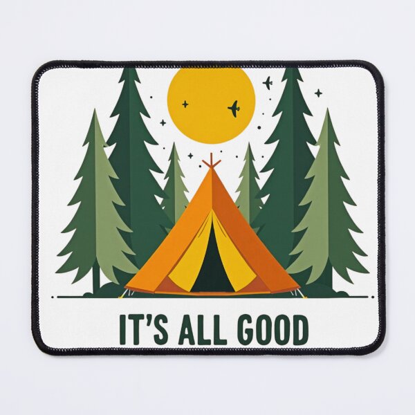 Item preview, It's All Good In The Woods Vintage Camping Design designed and sold by GabeMountainArt.