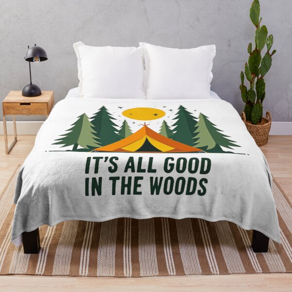 Item preview, It's All Good In The Woods Vintage Camping Design designed and sold by GabeMountainArt.