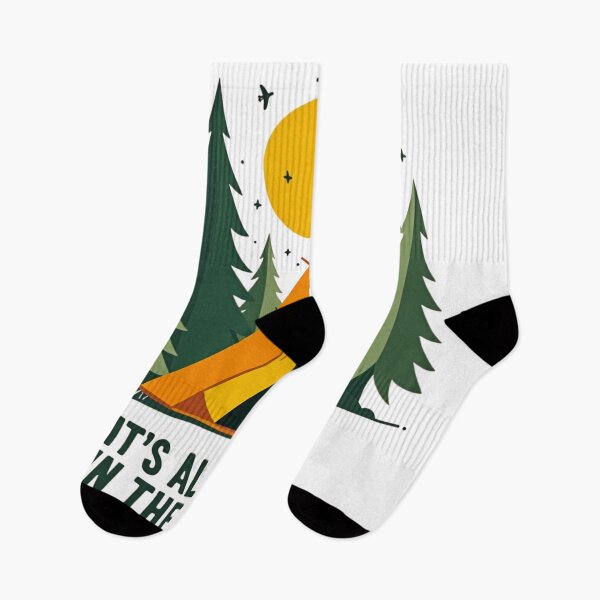 Item preview, It's All Good In The Woods Vintage Camping Design designed and sold by GabeMountainArt.