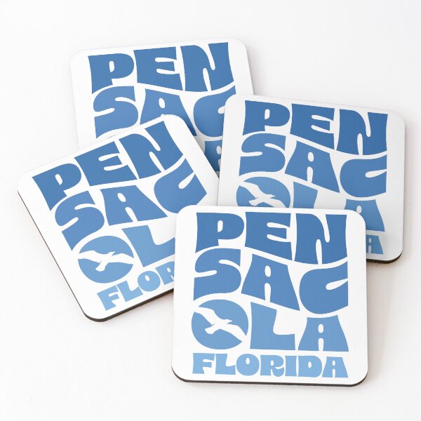 Item preview, Pensacola Stacked Design (Blue Seagull) designed and sold by Justin Ellis.
