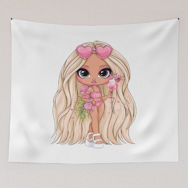 Item preview, Glamorous Big-Eyed Fashion Doll designed and sold by Retro Whimsy.