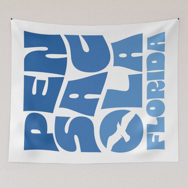 Item preview, Pensacola Stacked Design (Blue Seagull) designed and sold by Justin Ellis.